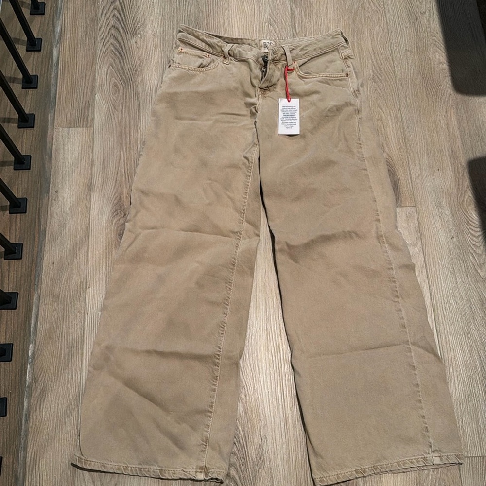 Tan BDG wide leg jeans